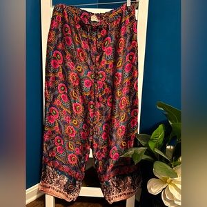 100% Silk Anthropology Pants